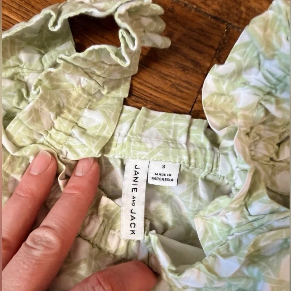 Janie and Jack Light Green Tank Top - Picture 3 of 3